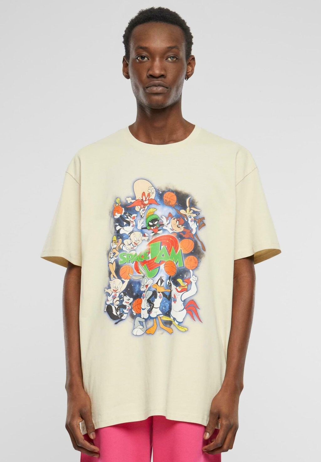 

Футболки с принтом SPACE JAM TEAMWORK Upscale by Mister Tee, цвет Sand