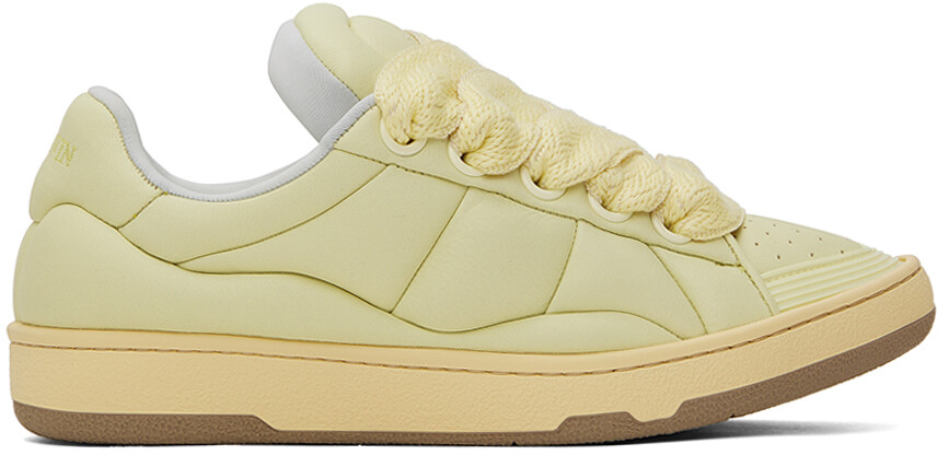 

Желтые кожаные кроссовки Curb Lanvin, Желтый, Желтые кожаные кроссовки Curb Lanvin