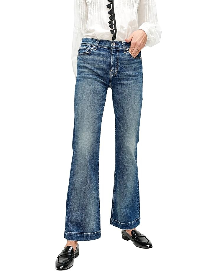 

Джинсы 7 For All Mankind Tailorless Dojo in Distressed Authentic Light, цвет Distressed Authentic Light