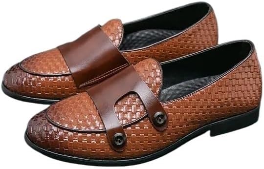 

Мужские повседневные мокасины Zestrelax, пенни-лоферы, формальные деловые и вечерние кожаные туфли, коричневый