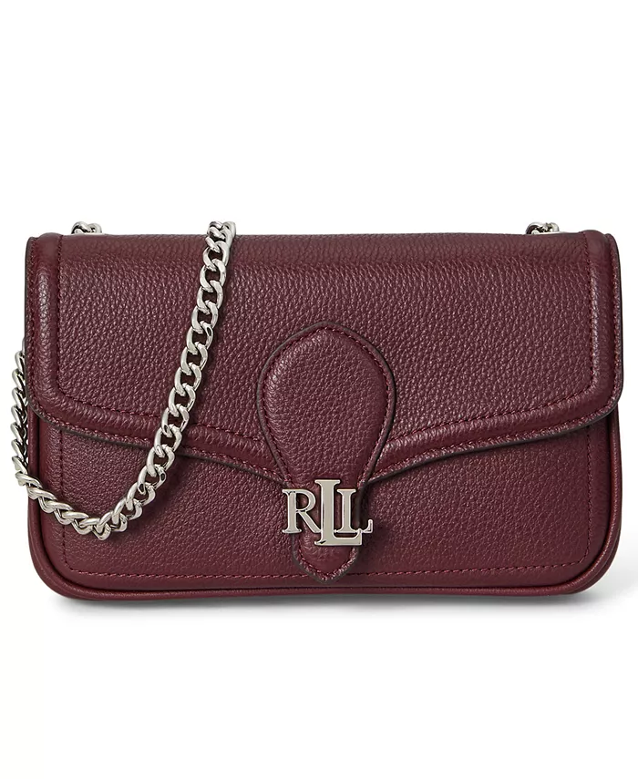 

Кошелек через плечо Bradley из шагреневой кожи Lauren Ralph Lauren, красный