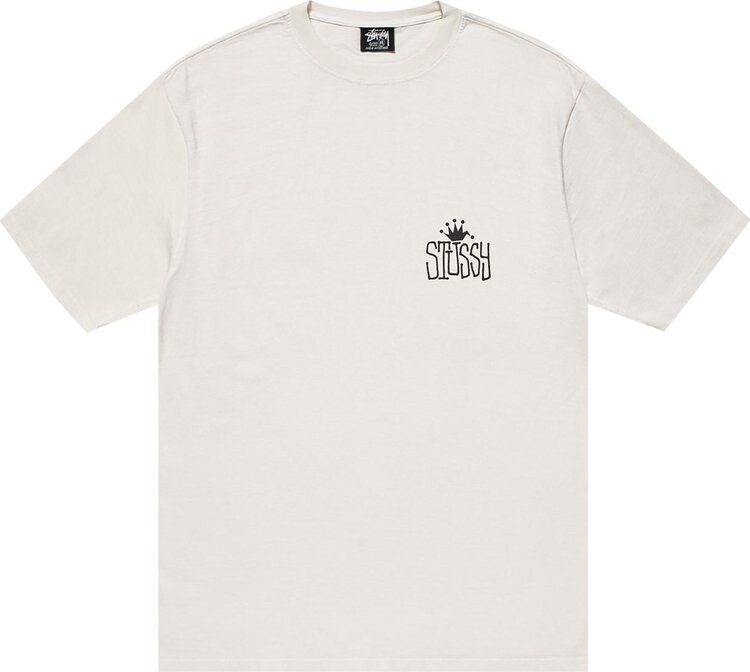 

Футболка Stussy Crown International 'Natural', кремовый