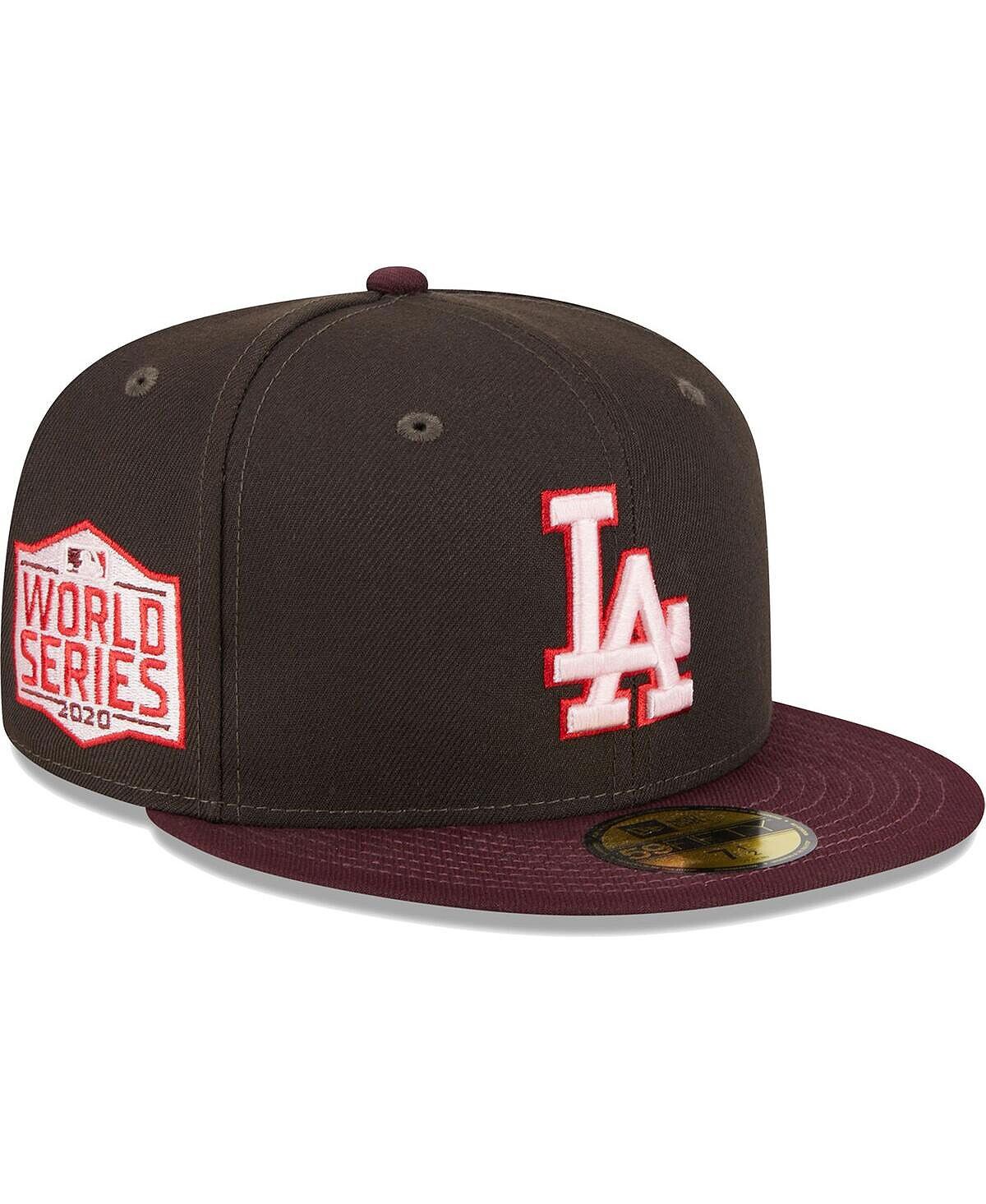 

Мужская коричнево-бордовая приталенная шляпа Los Angeles Dodgers Chocolate Strawberry 59FIFTY New Era