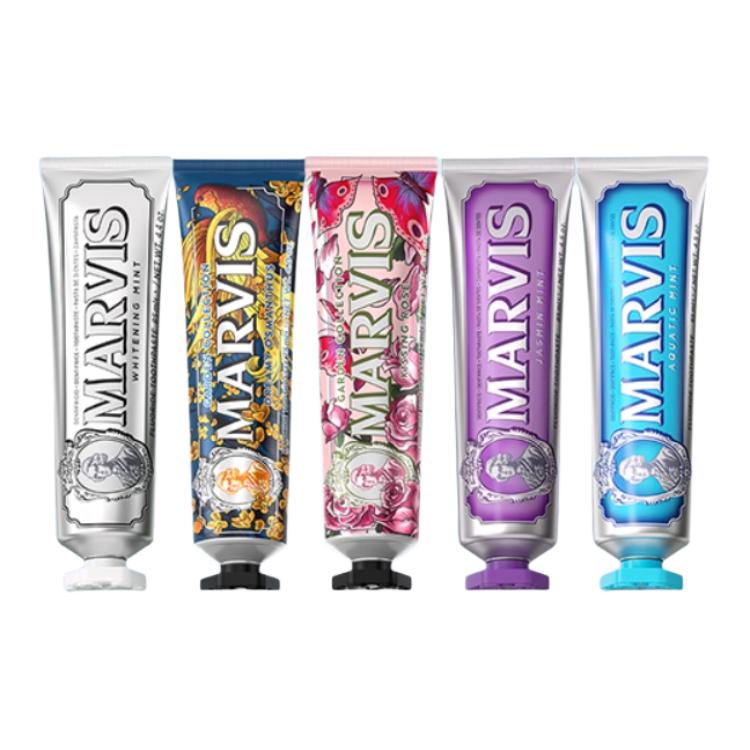 

Классический набор для сада 6 предметов зубная паста для чистки 75мл*3+85мл*3 Marvis