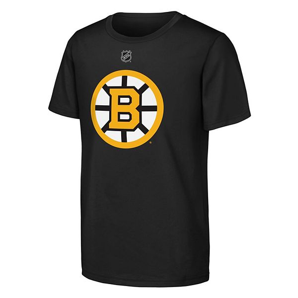 Мужская черная футболка с основным логотипом Boston Bruins Outerstuff — фото 3