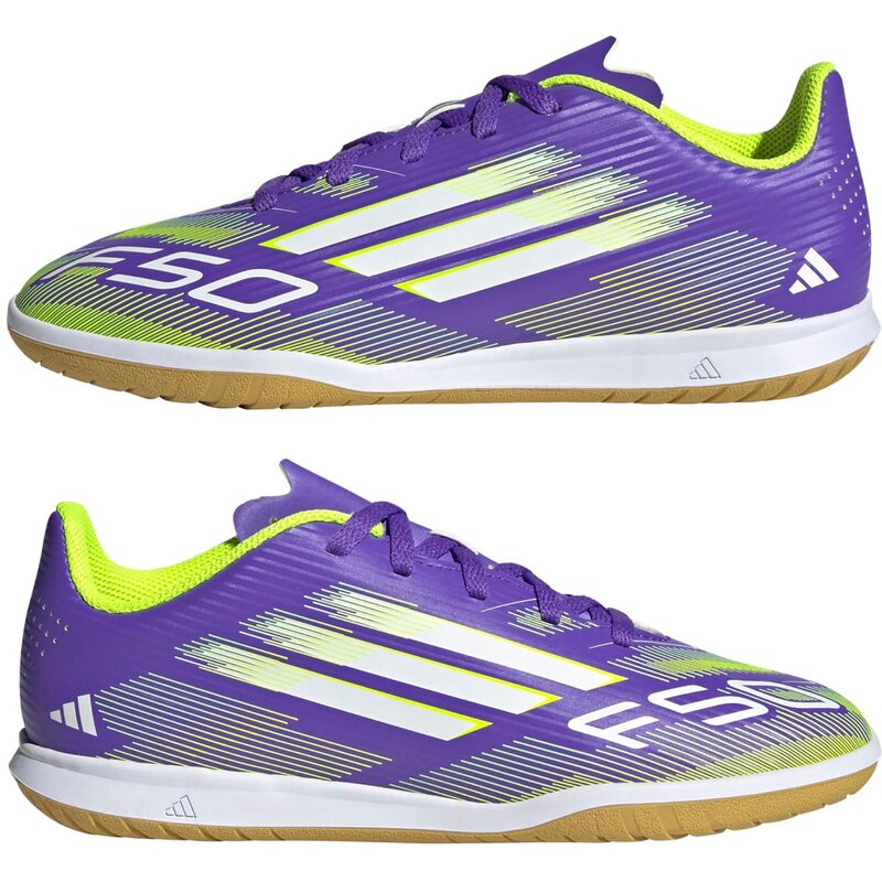 Бутсы для мини-футбола F50 Club Kids Adidas, мультиколор — фото 4