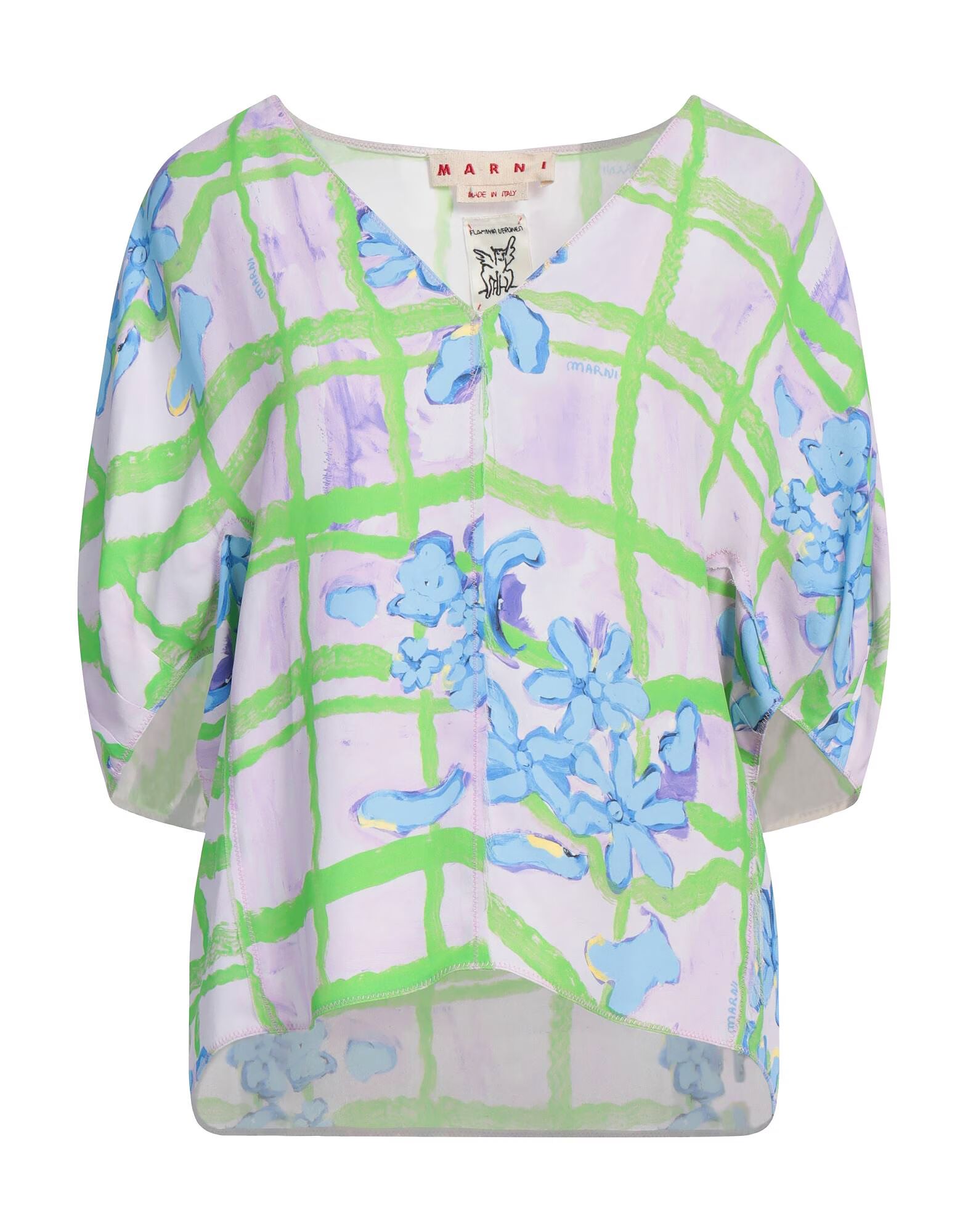 

Топ Marni, сиреневый