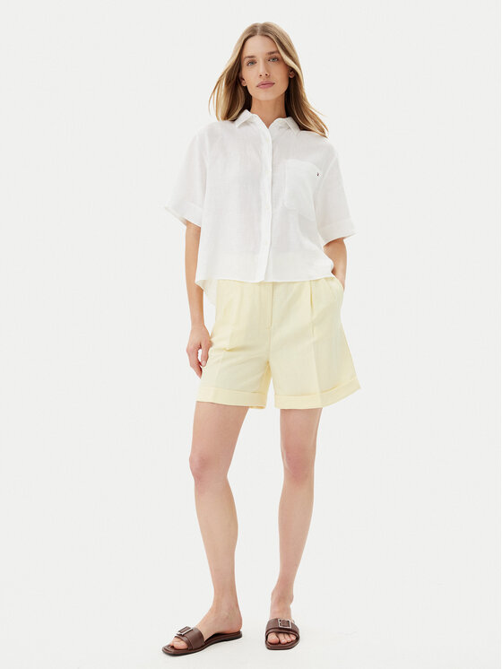 Свободная рубашка WW0WW44720 Tommy Hilfiger, белый — фото 2