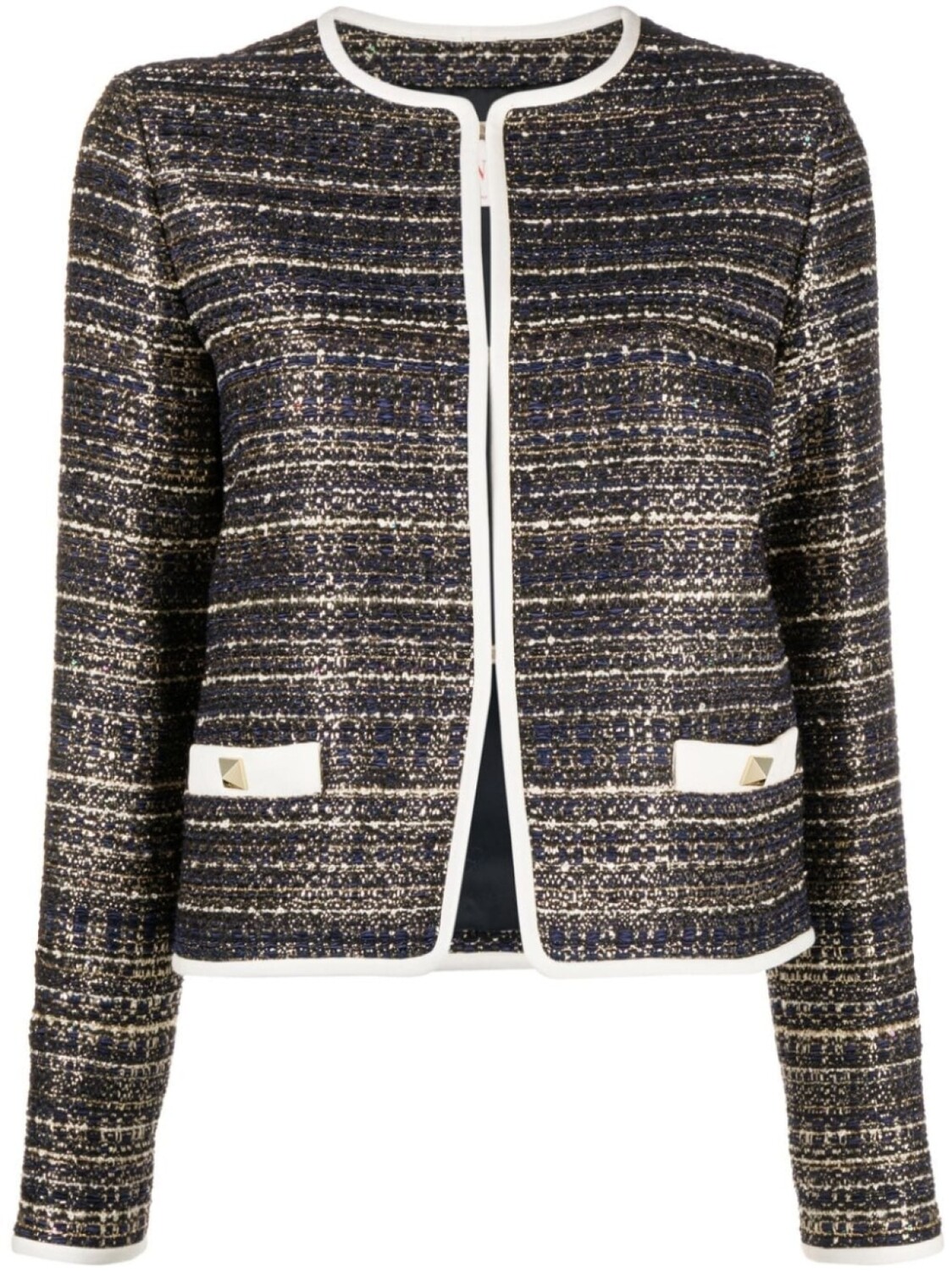 

Valentino Garavani жакет Tweed Party с длинными рукавами, синий