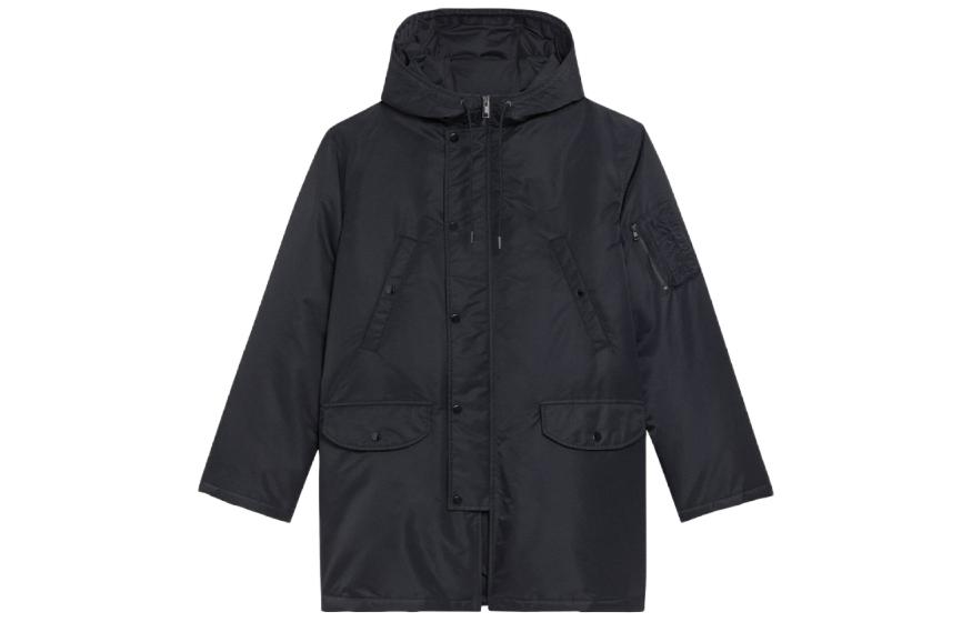 

THEORY Утепленная куртка с капюшоном, Black