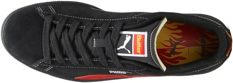 Мужские кроссовки PUMA Suede Classic X Bg с шнуровкой, повседневные - черные, черный — фото 2