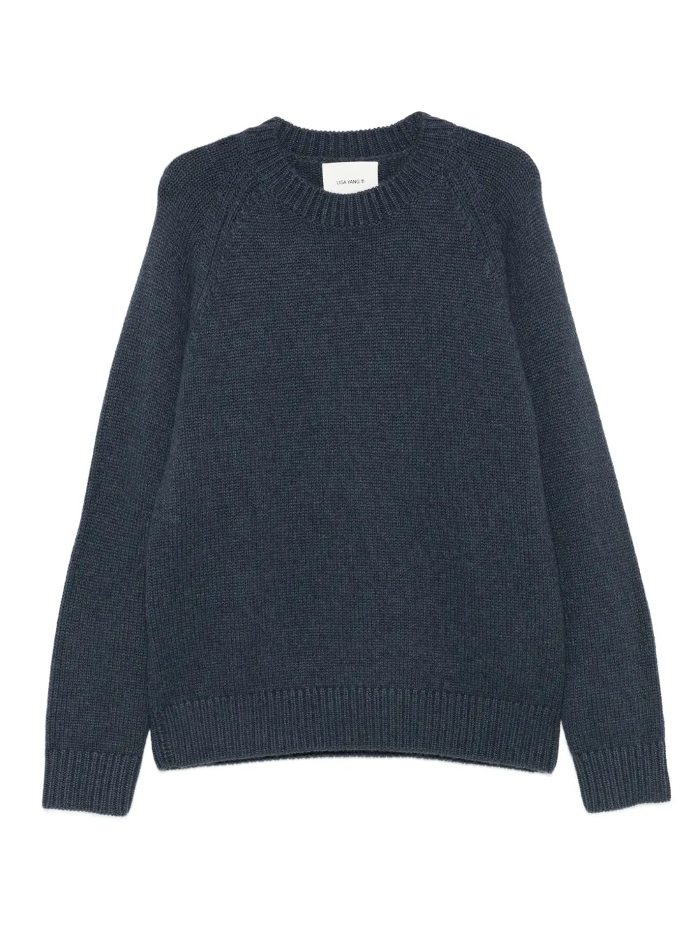 

Кашемировый свитер с рукавами реглан Lisa Yang, синий