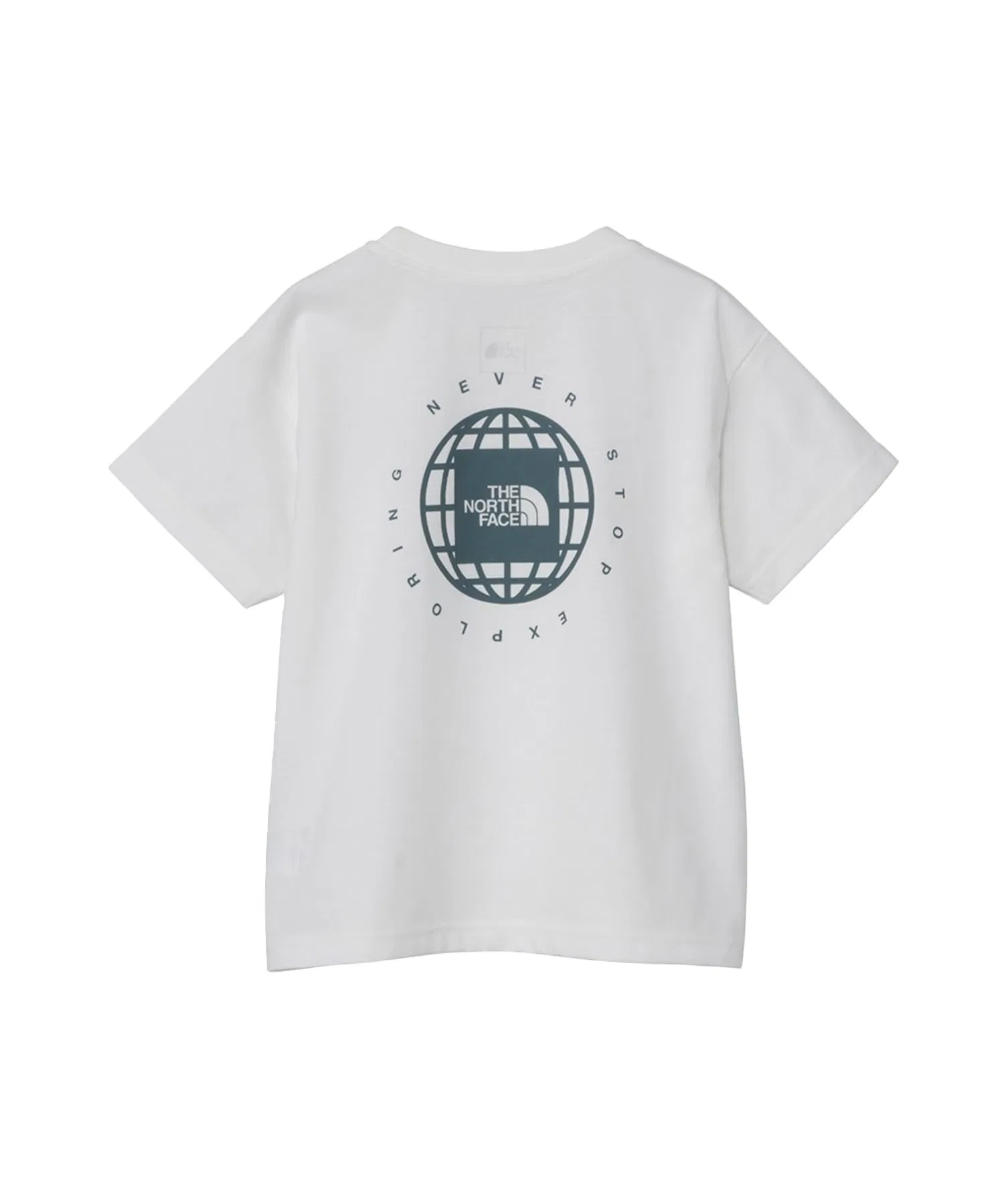 Детская футболка THE NORTH FACE с логотипом Geo Square белая