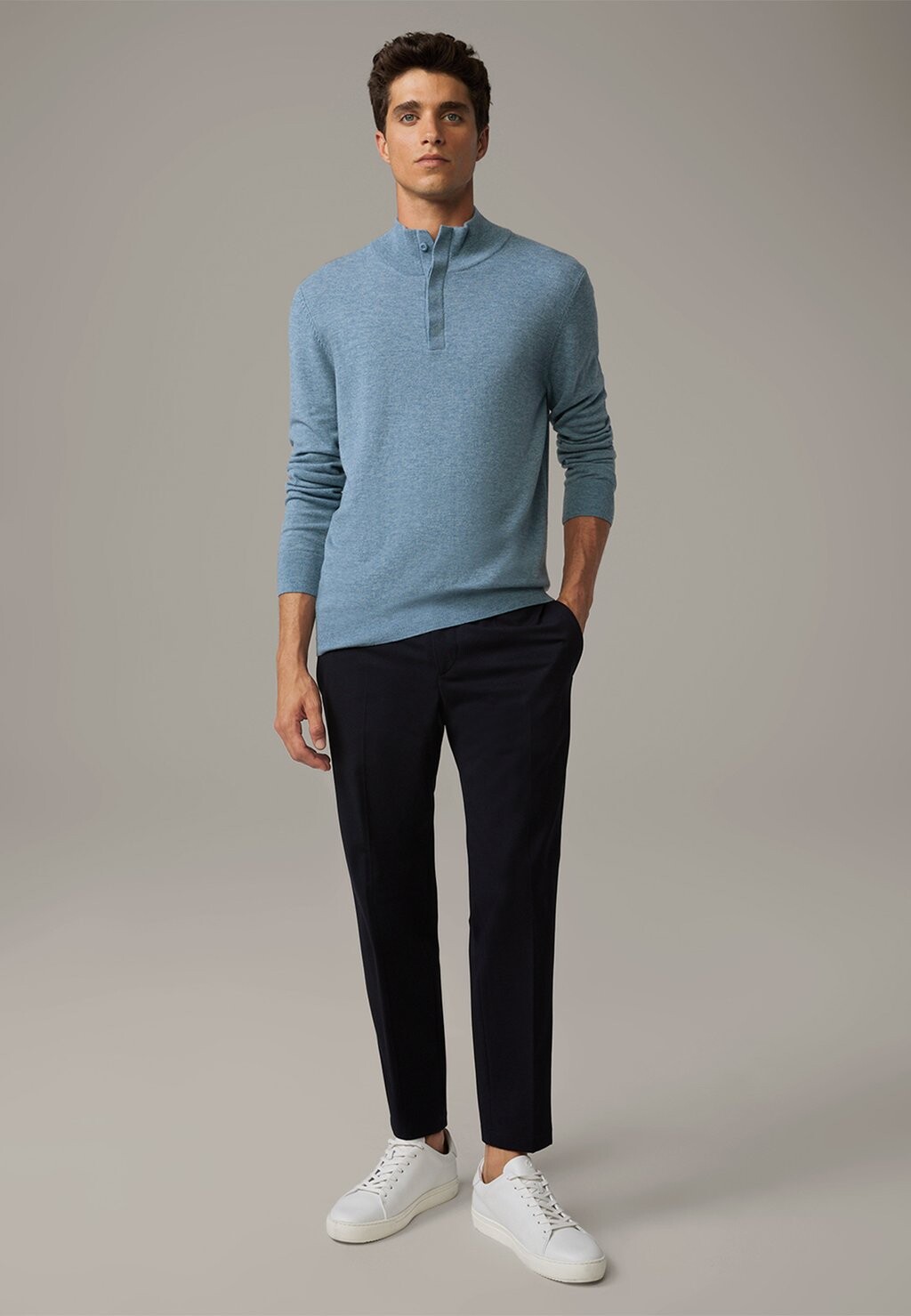 

Джемпер TROYER LUKA Strellson, цвет Mottled Blue