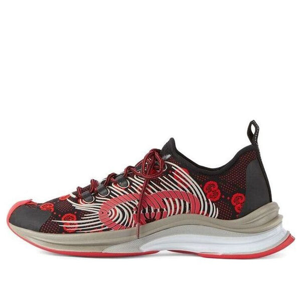 

Кроссовки run sneaker 'black red' Gucci, черный