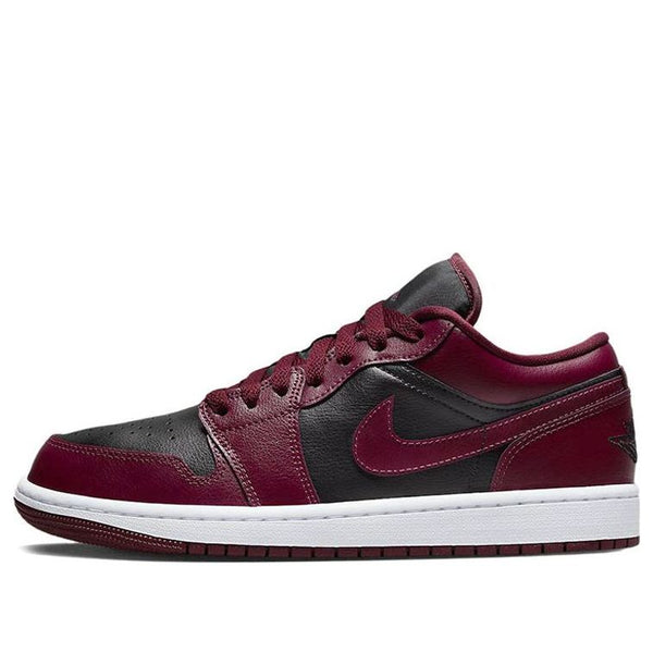 Кроссовки (WMNS) Air Jordan 1 Low 'Dark Beetroot', черный