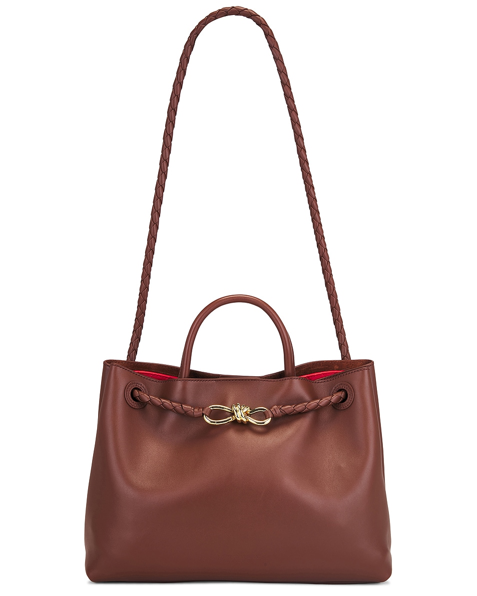 

Сумка Andiamo Bottega Veneta, Sapele, Red Stone, & Muse Brass