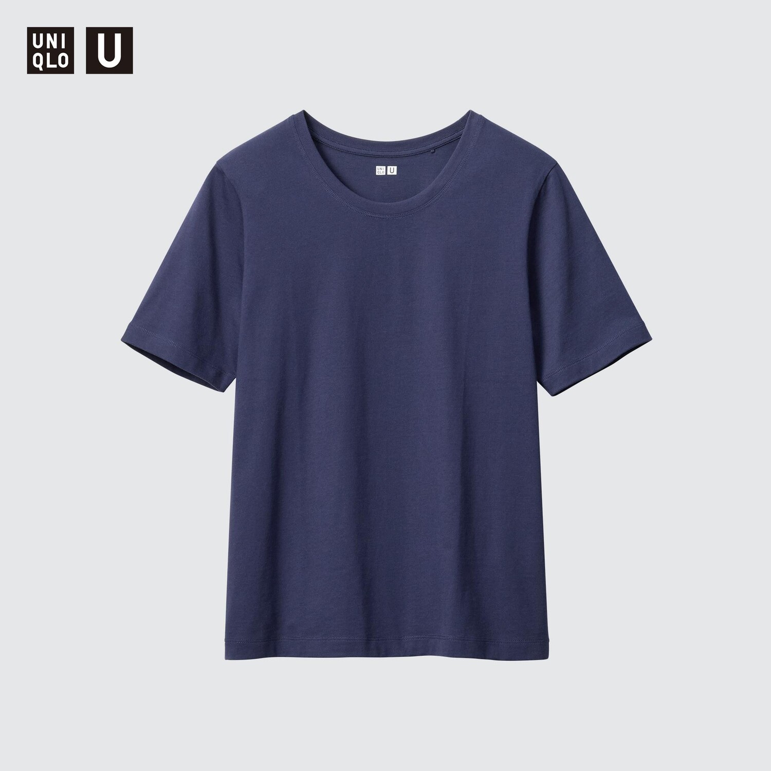 

Футболка Uniqlo Supima из хлопка, темно-синий