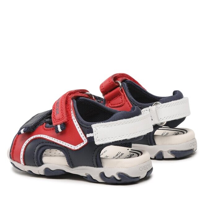 Сандалии Geox B Sandal Flaffee Boy B3559A 08515 C7217 M Red/Navy, красный — фото 3