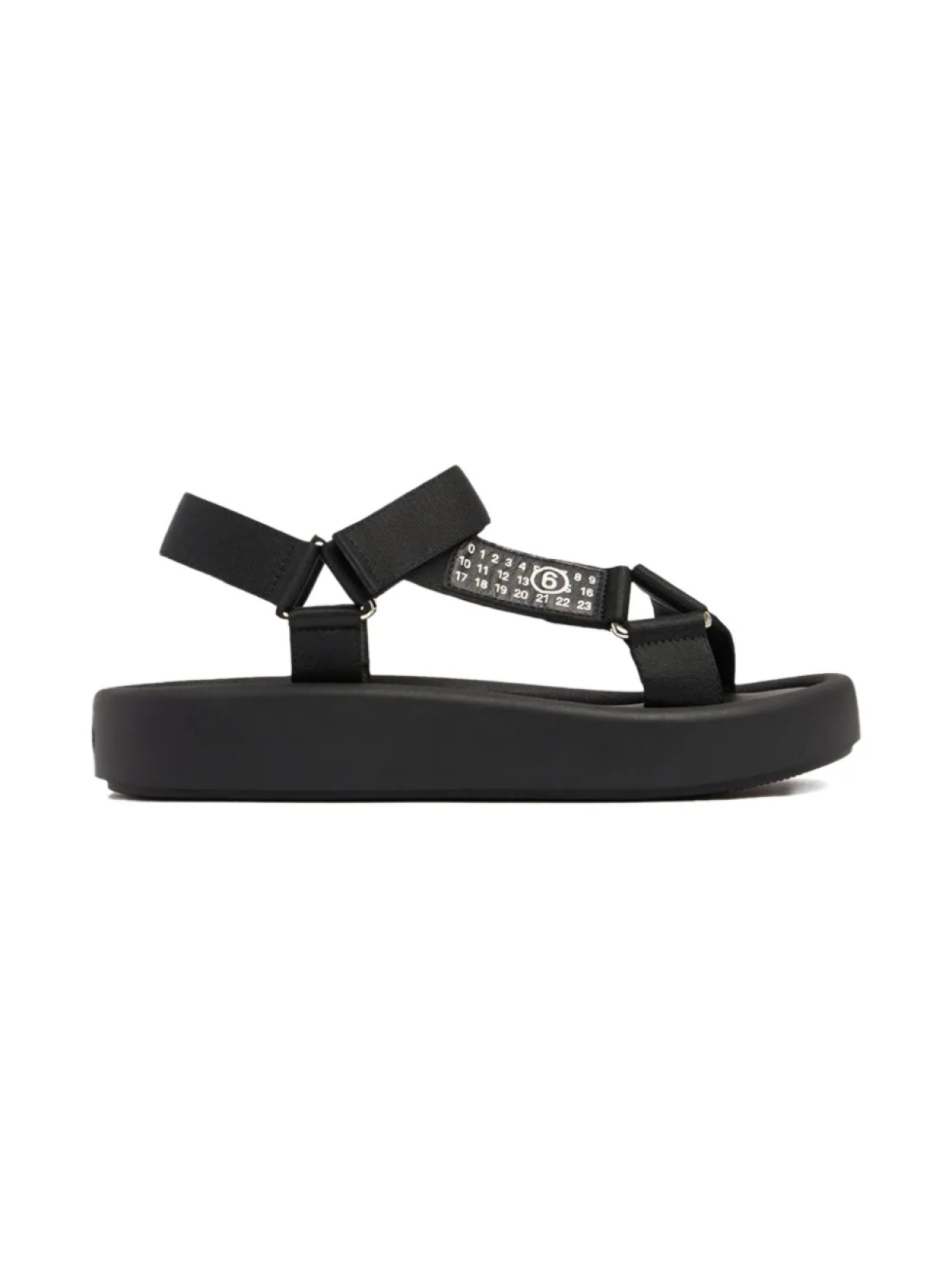 

MM6 Maison Margiela Kids сандалии на платформе MM6, черный