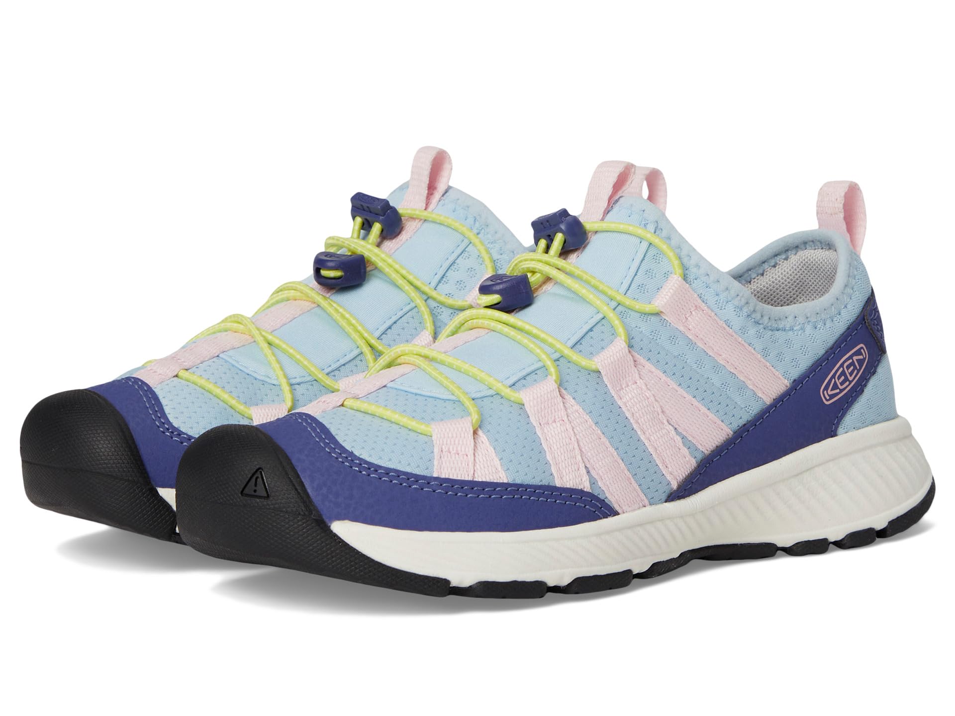 

Кроссовки KEEN Kids Motozoa Sneaker, цвет Skipper Blue/Pink-A-Boo