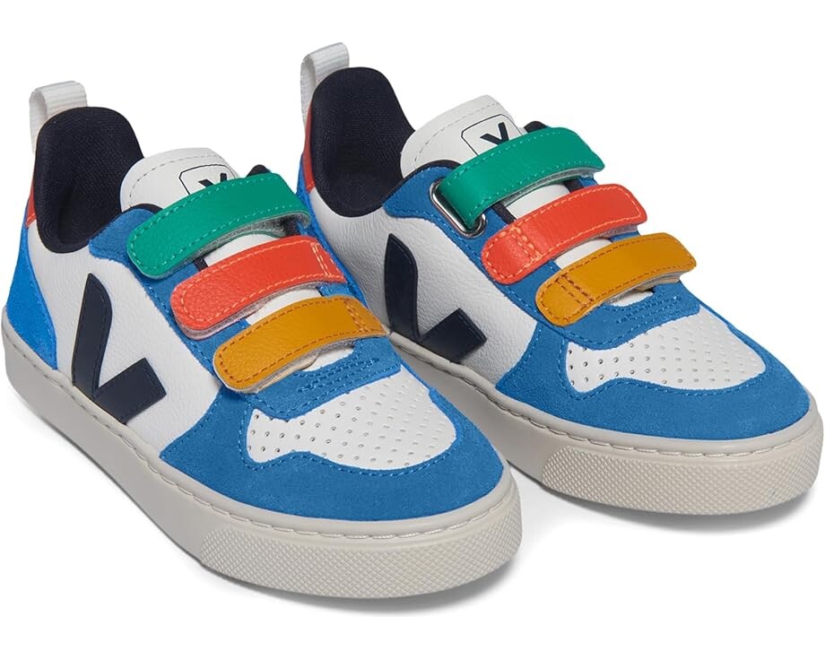 

Кроссовки VEJA Kids Small V-10, цвет Extra-White_Multico-Nautico