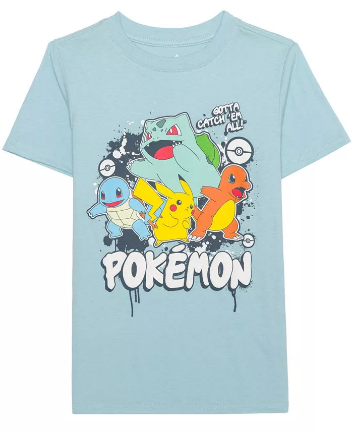 

Футболка с коротким рукавом Pokémon для мальчиков Little & Big Pokemon, синий