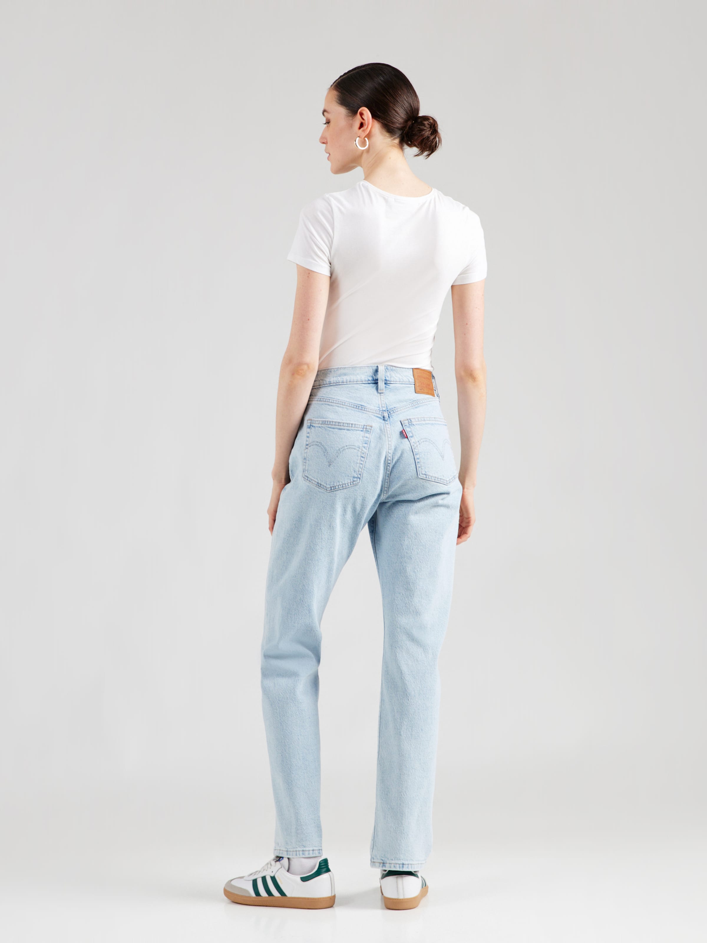 LEVI'S  Джинсы Regular '501 Curve Lightweight Jeans' в синем дениме — фото 4