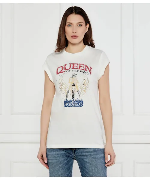 

Футболка Марракеш Regular fit Pinko, белый