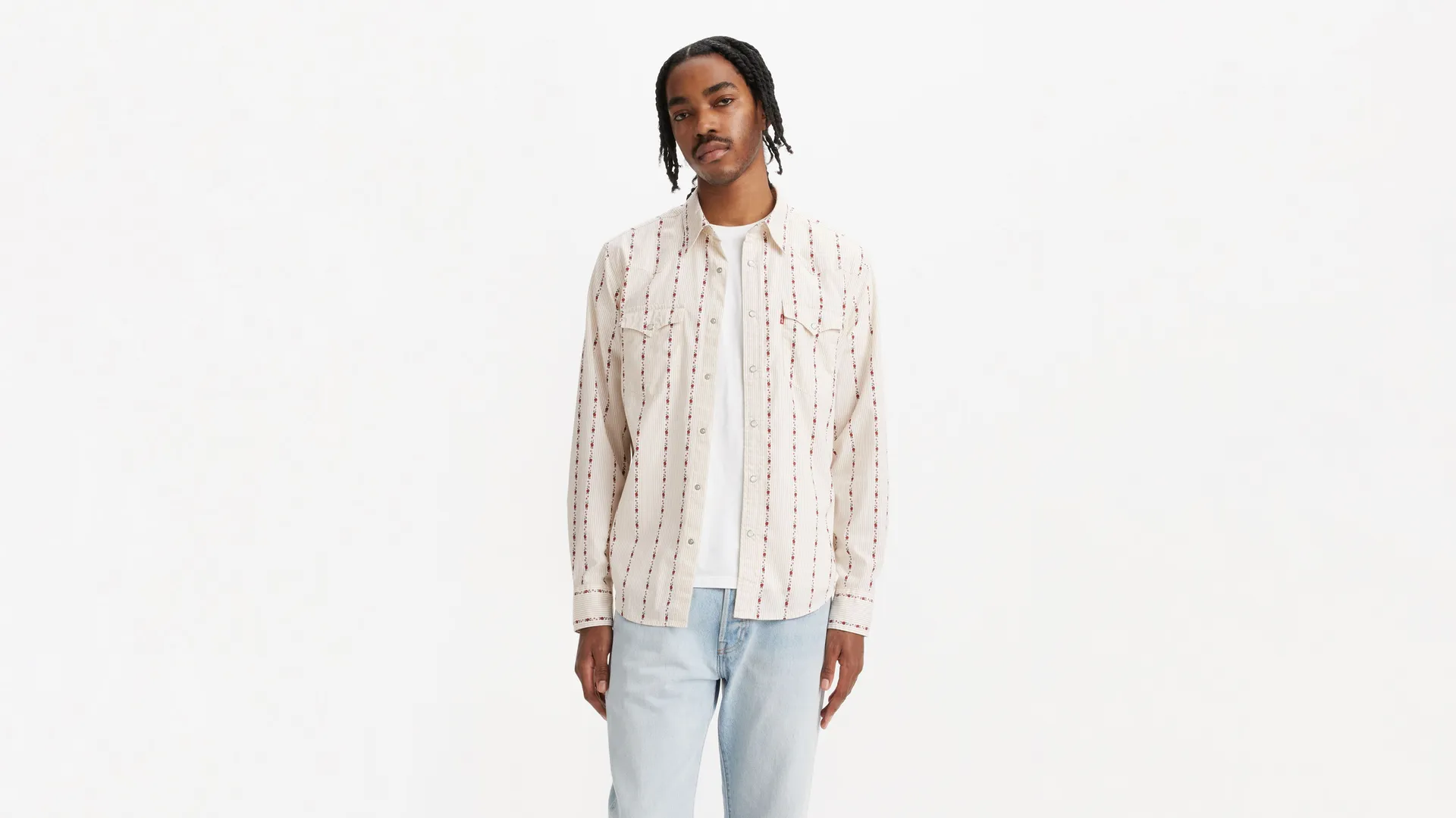

Классическая рубашка стандартного кроя в стиле вестерн Levi's, мультиколор