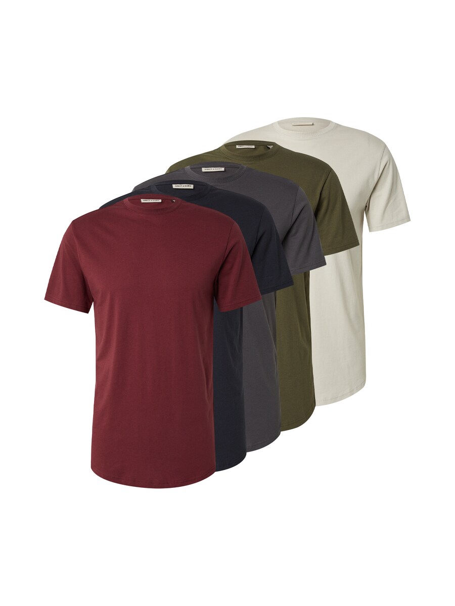 

Рубашка Only & Sons ONSJEFF, цвет Ecru/Dark blue/Dark grey/Olive/Carmine red