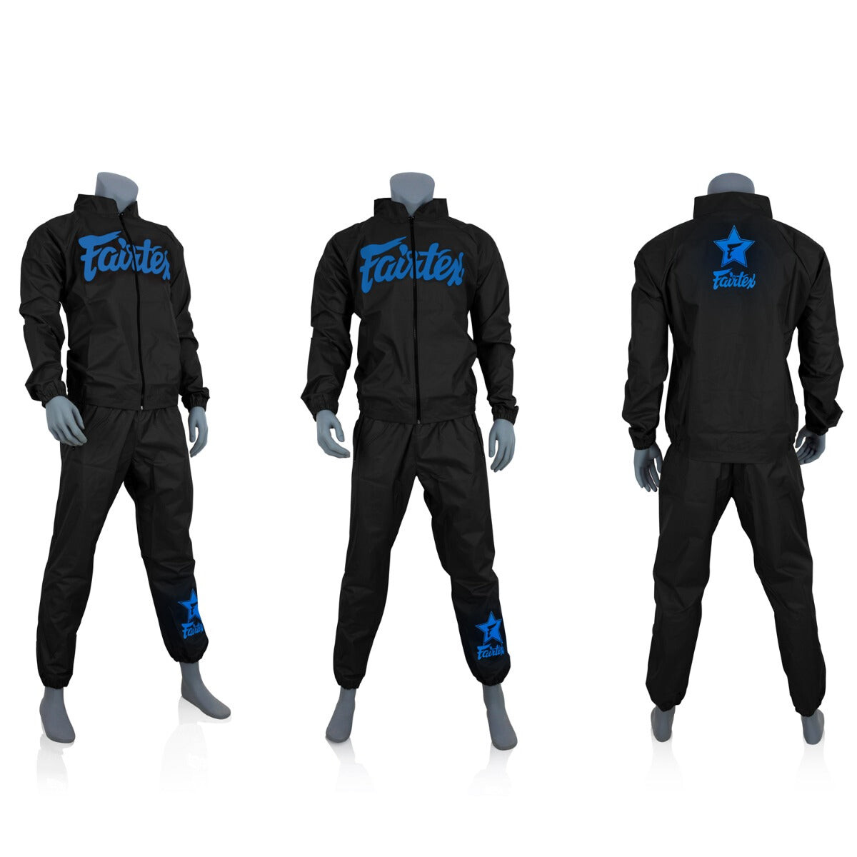 

Спортивный костюм Fairtex Vinyl Sweat Suit - VS3, черный/синий