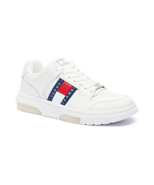 Кожаные кроссовки Brooklyn Ess Tommy Jeans, белый