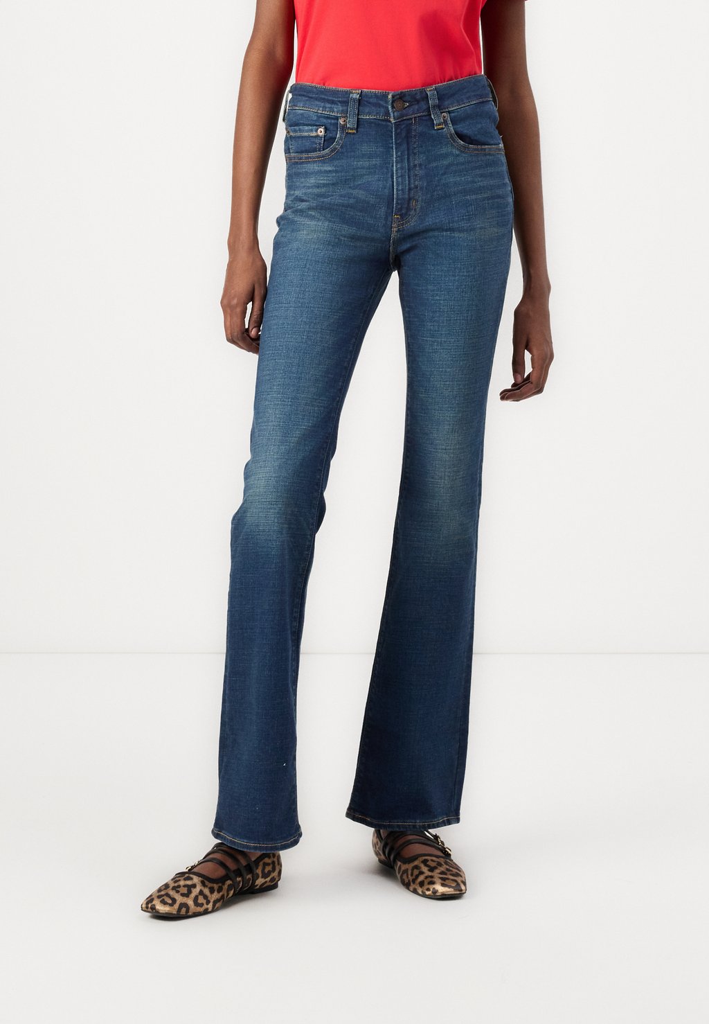 

Расклешенные джинсы Levi's, деним