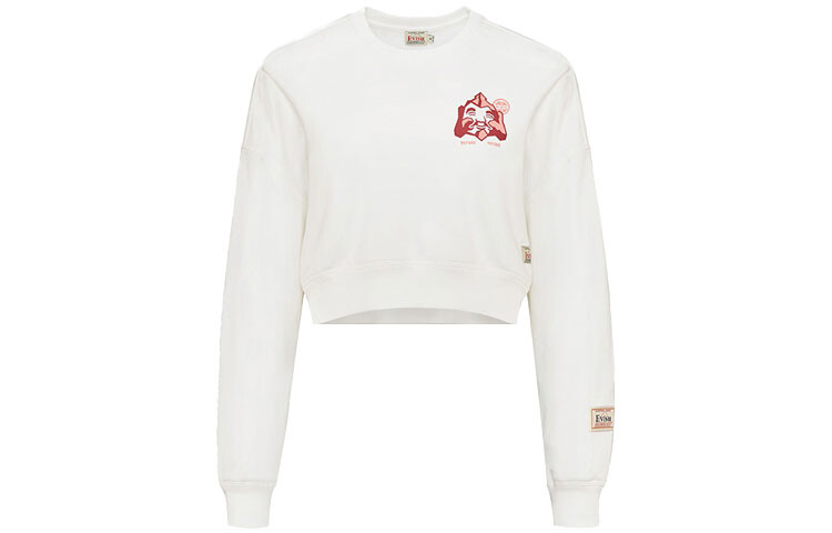 

Толстовка женская белая Evisu
