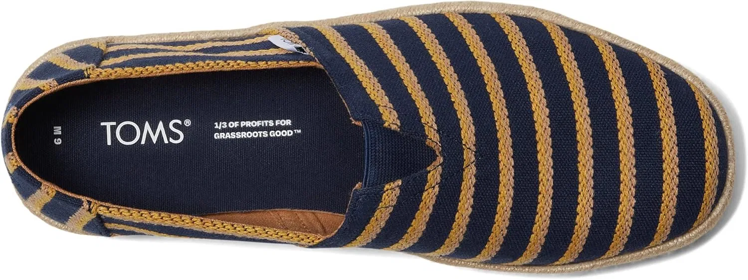 Лоферы с веревочным дизайном, TOMS, Navy Multi — фото 4