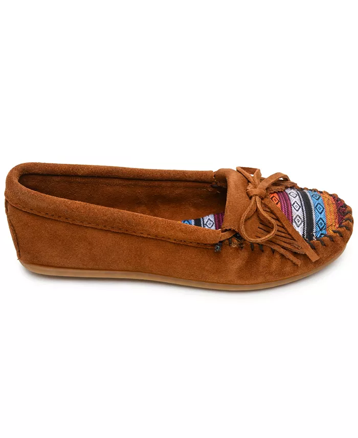 Женские мокасины Kilty с жесткой подошвой Minnetonka, коричневый — фото 2