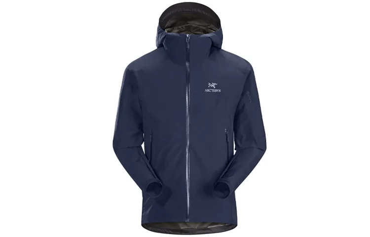 Куртка ветровка мужская осенняя Zeta Series Outdoor Hiking водонепроницаемая, ветрозащитная и дышащая Arcteryx, Cryptochrome/Gray — фото 2