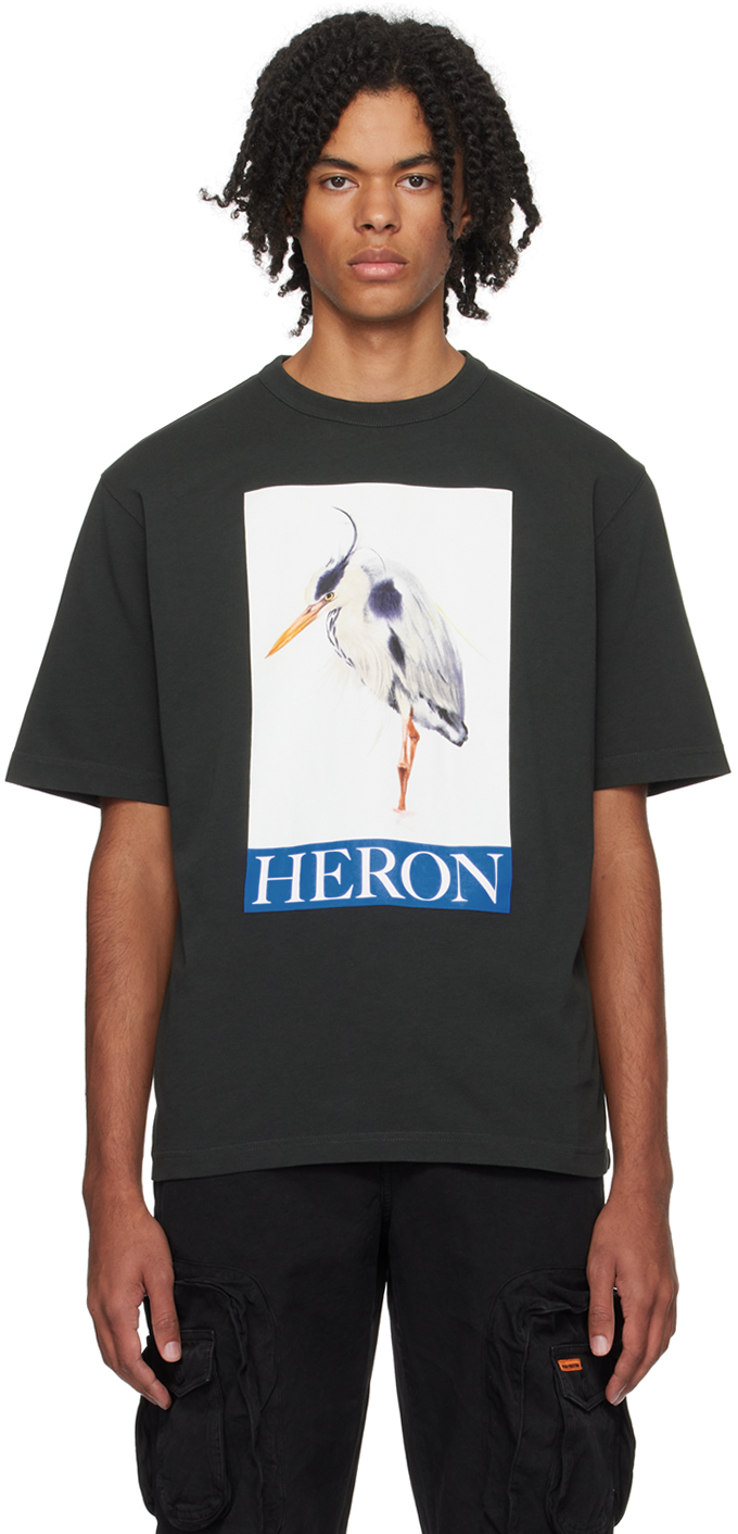 

Футболка с рисунком «Черная цапля» Heron Preston