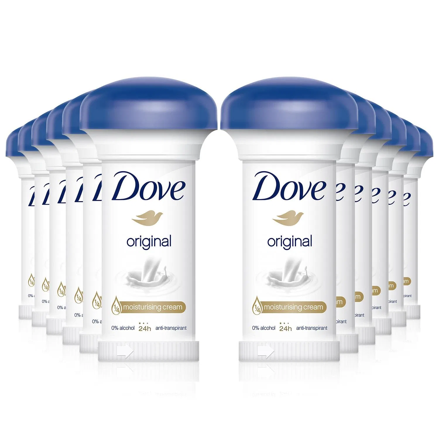 Крем-антиперспирант Dove Original, 50 мл, 12 шт. Dove