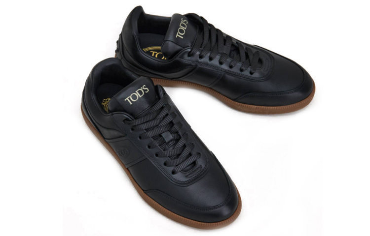 TOD'S Низкие стильные скейтерские туфли женские Black — фото 4