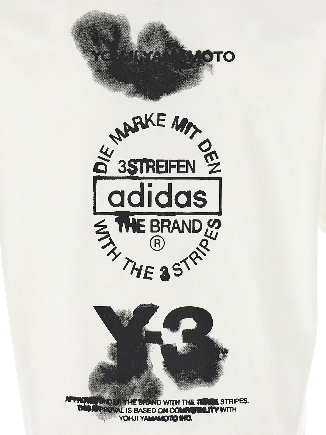 Футболка Y-3 Graphic Y-3, белый/черный — фото 4