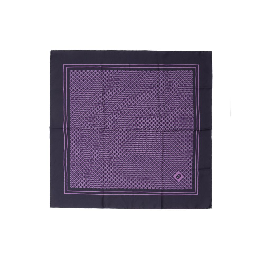 

Фиолетовый шелковый платок Dolce & Gabbana, Purple