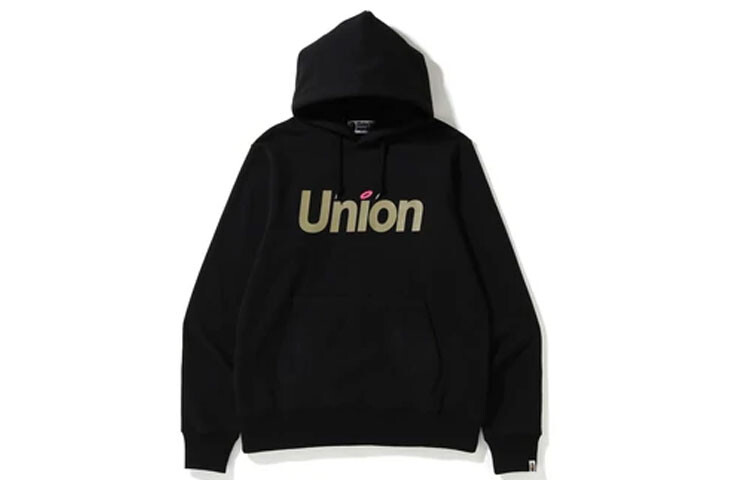 

Толстовка с капюшоном в честь 30-летия BAPE X Union A Bathing Ape, черный