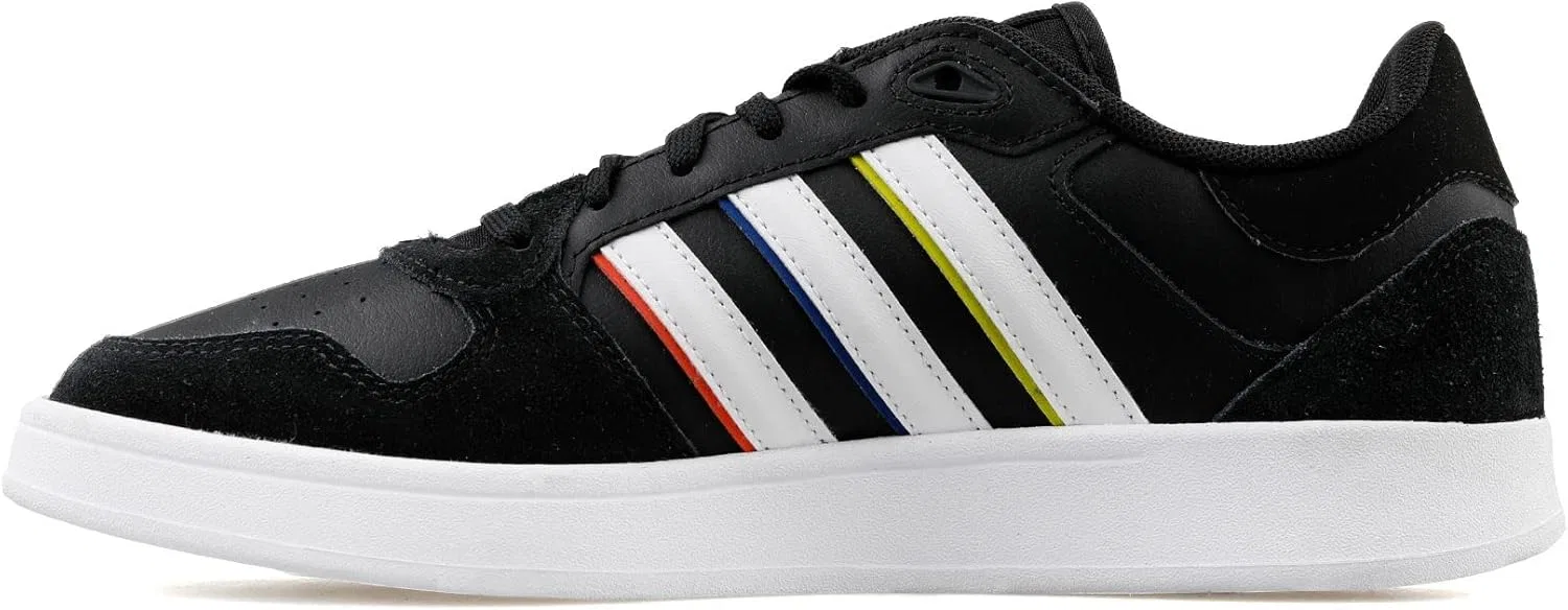 Мужские теннисные кроссовки Adidas Breaknet Plus, Cblack Ftwwht Aciyel — фото 3