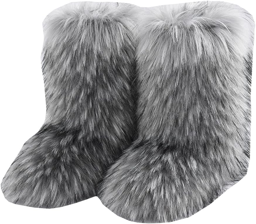 

Детские зимние сапожки с искусственным мехом, теплые и пушистые Auhoho, Color 16