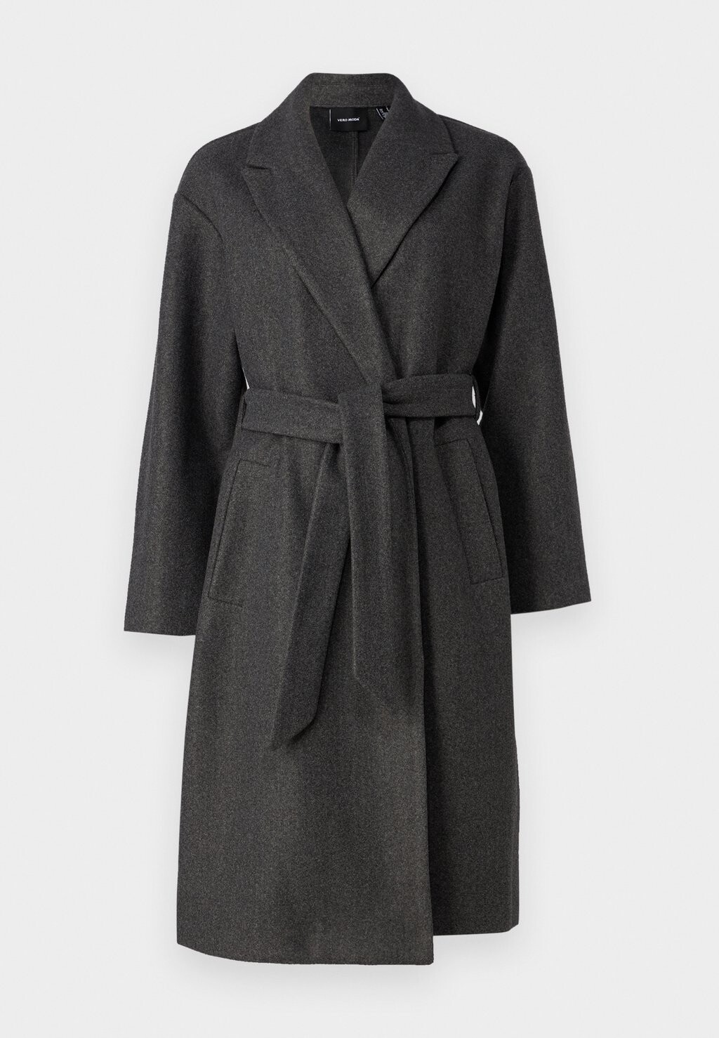 

Классическое пальто VMFORTUNE LONG JACKET Vero Moda, серый