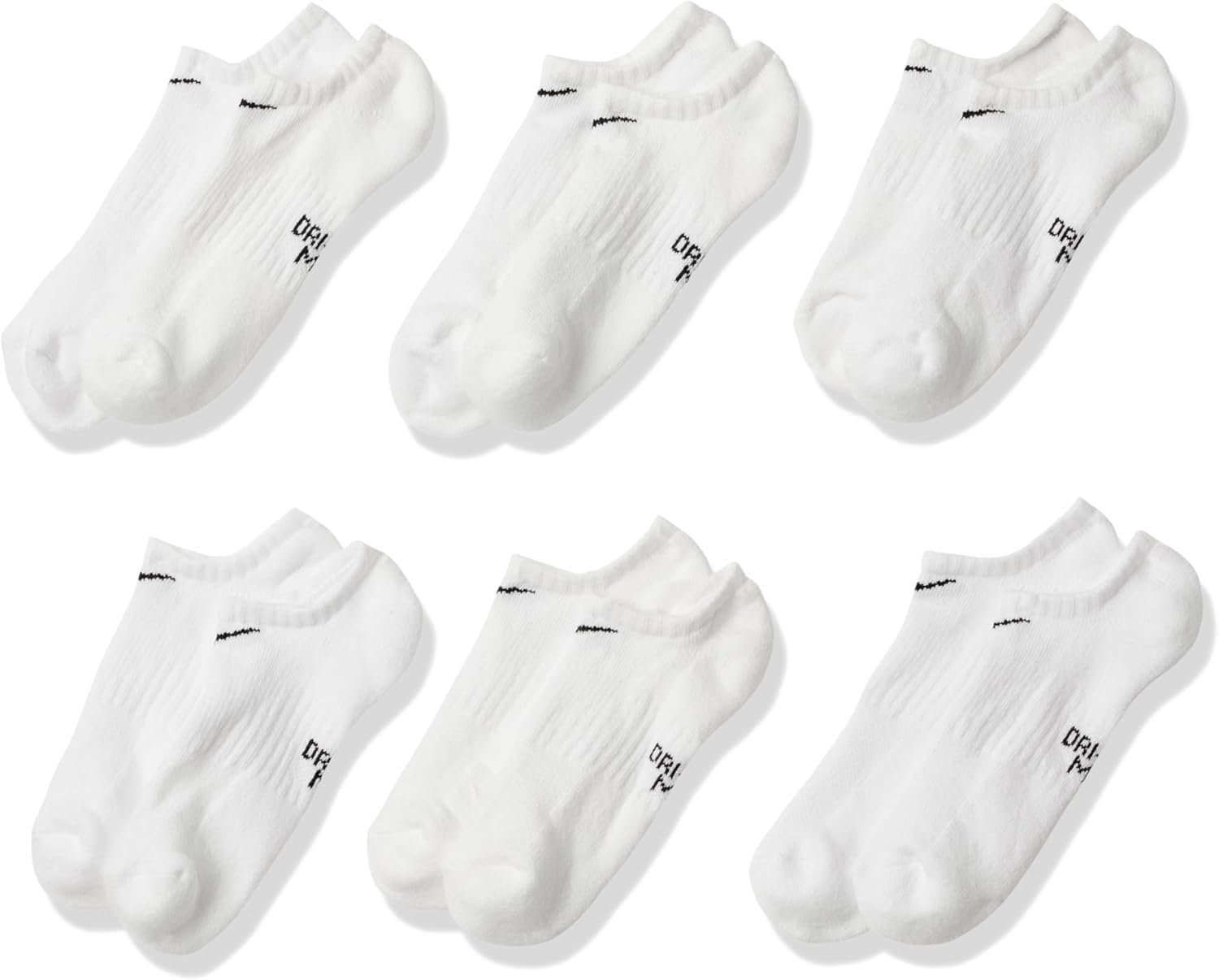 

Носки Nike SB Everyday, 6 пар, многоцветные, Nike SB, White | Black