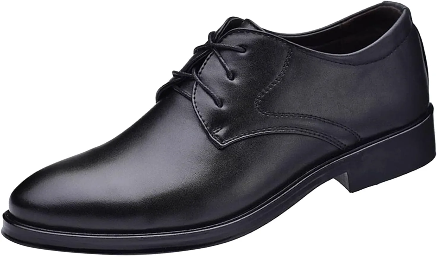 

Мужские классические туфли HINDOLA Oxfords для официальных мероприятий, деловые, мягкие, свадебные и повседневные современные рабочие туфли, черный