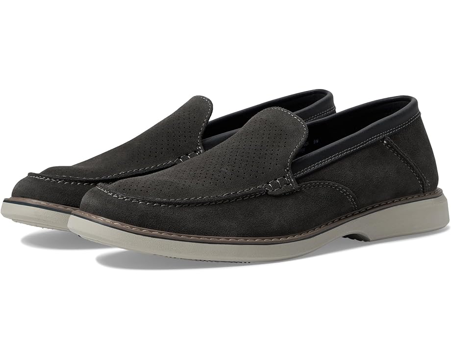 

Лоферы Nunn Bush Otto EZ Moccasin Toe Slip-On Easy On Loafer, серый